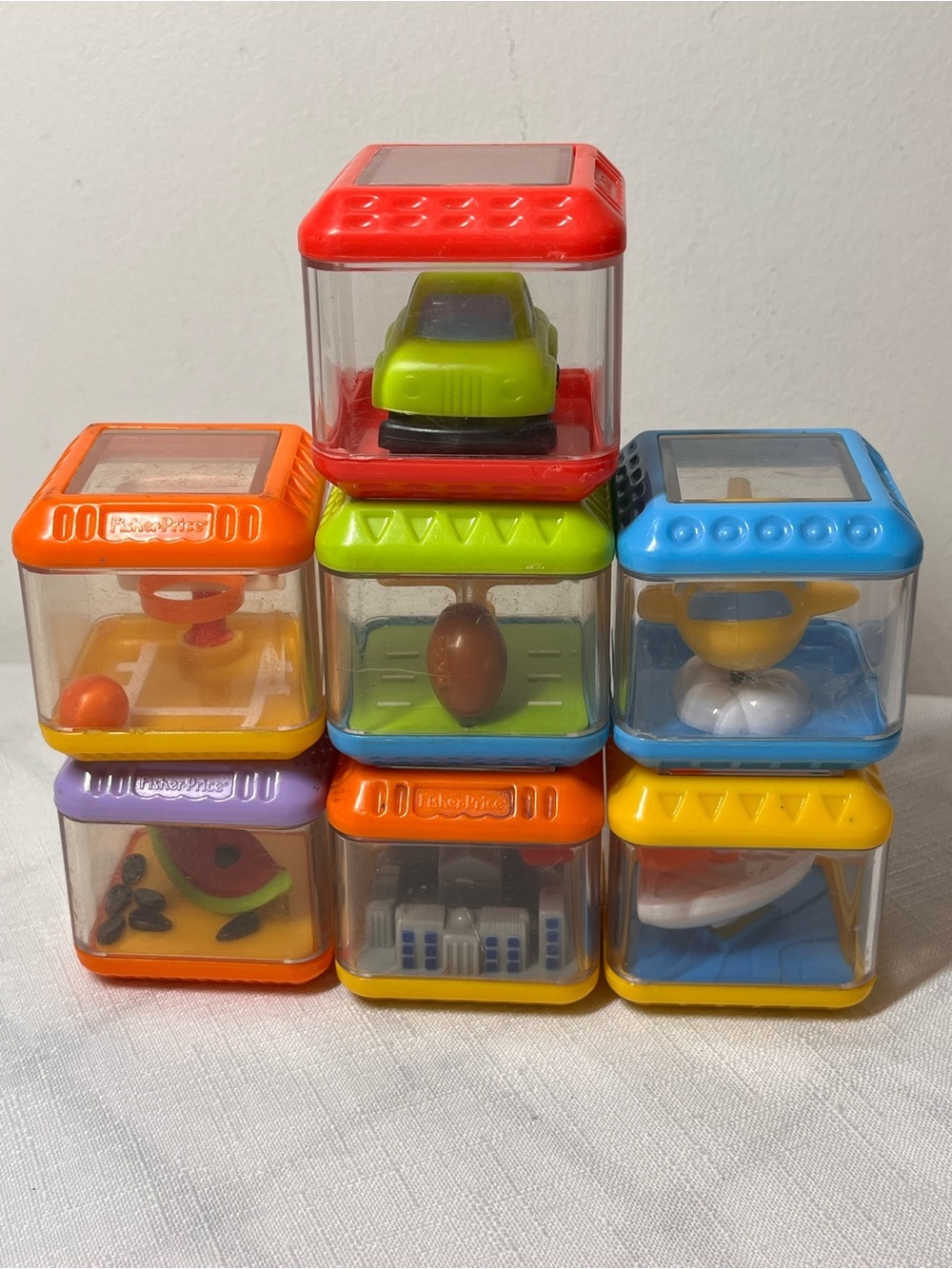 Fisher-Price Colorful Stacking Discovery Cubes
Vintage 2000